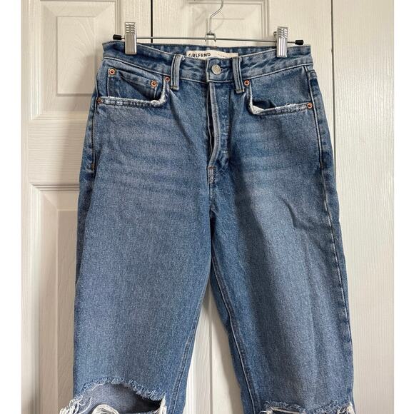 GRLFRND Karolina High Rise Straight Crop Jeans Size 23 - Picture 3 of 10